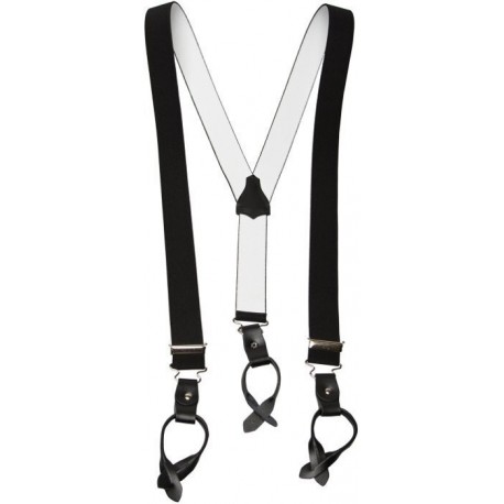 Laaja Musta Y-henkselit for napit