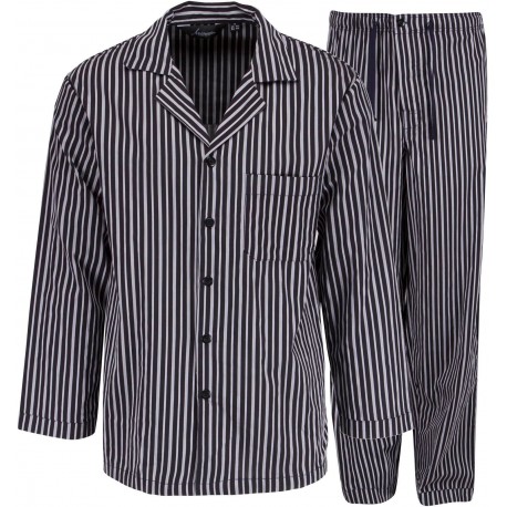 Ambassador pyjama - harmaa raidallinen